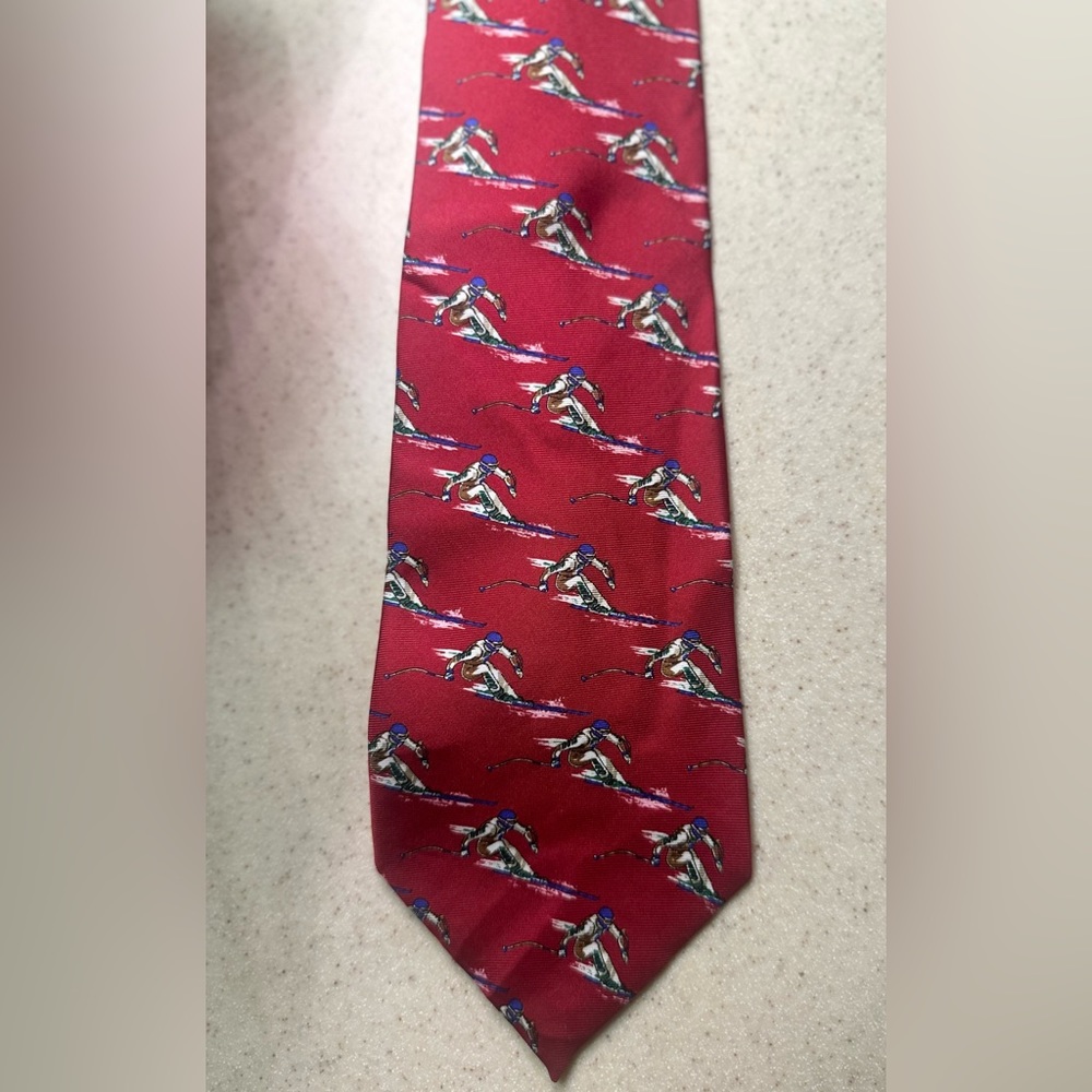 🧿SOLD🧿COPY - Vintage CHAPS Ralph Lauren “Ski Theme” tie